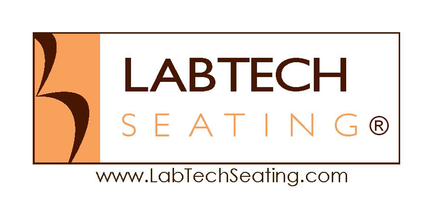 Polyurethane LabTech Seating LT43850 Medium Bench Stool Chrome Base Chrome Casters 